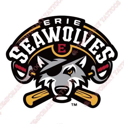 Erie SeaWolves Customize Temporary Tattoos Stickers NO.7827